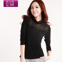 O.SA2011秋冬装新款新品女装韩版时尚修身长袖打底衫T恤女T12066