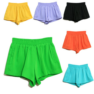 ACM Europe,  original single retro color color loose chiffon high waist shorts/hot pants/bloomers 324