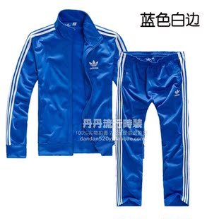  阿迪达斯三叶草时尚经典运动服 男女装情侣休闲综合训练运动套装