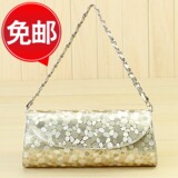 包袋 女包2012新款手包 时尚金色链条包包 单肩斜跨小包 韩款 潮