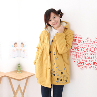 Yi Xiuge maternity dresses Korean upset in autumn and winter coat jacket winter clothes in pregnant women in pregnant women 58,096