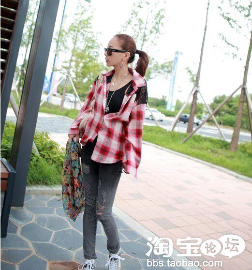 <em>韩剧间谍明月</em>中<em>女主角</em>韩艺瑟穿的格子衬衫特别