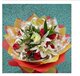 杭州花店玫瑰百合花束相爱一生