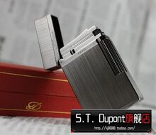 125元秒杀 正品STDupont朗声打火机/正品都彭打火机 金银钨钢拉丝