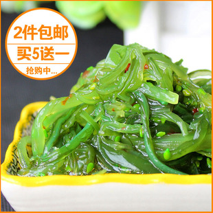  青岛特产 即食裙带菜 海藻沙拉 微辣海草  裙带菜寿司料理 纯出口