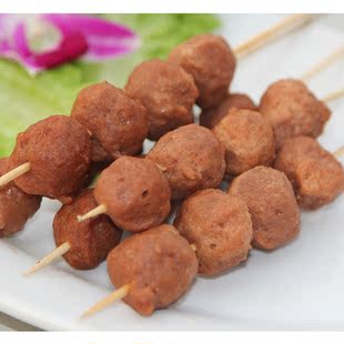  原始烧烤5串牛肉贡丸食材半成品烤肉串串烤荤类生鲜食品新鲜疯抢