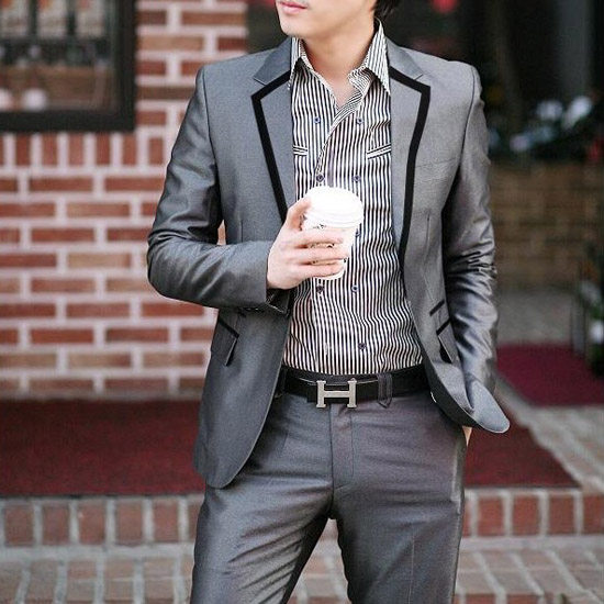 限时促销 新款韩版修身西服 新郎结婚礼服 西服套装 男士休闲西装