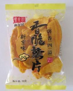  北京御食园 香脆薯片 约500g克 地瓜干薯香四健康美味 运费不限重