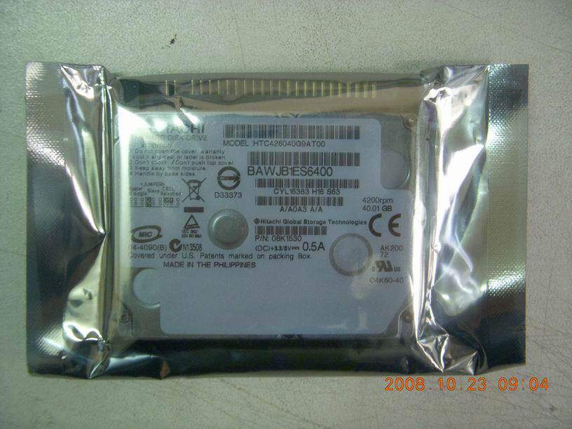 齐轩电脑2皇冠 日立1.8寸60G笔记本硬盘,全新,IBMX40/X41可用