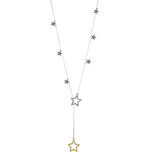 星星满天装饰长项链...