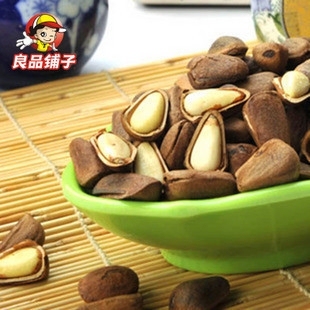  良品铺子 坚果零食特产 手敲红松 黑龙江开口松子开口红松 250g