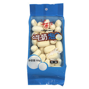  内蒙古奶酪 香浓草原情牛奶泡/奶泡泡奶馒头100g 原味/芝麻/玉米|