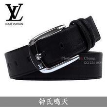 LV 独有扣头 进口带身 男士时尚真皮腰带/皮带  #DLVF04