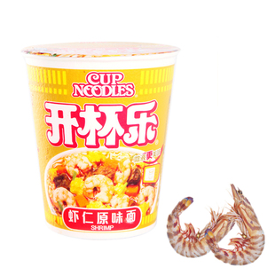  【天猫超市】日清 开杯乐虾仁原味面方便面 83g/杯
