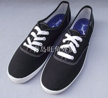 美国KEDS鞋原单正品黑色经典款*帆布鞋*运动鞋 假一赔命