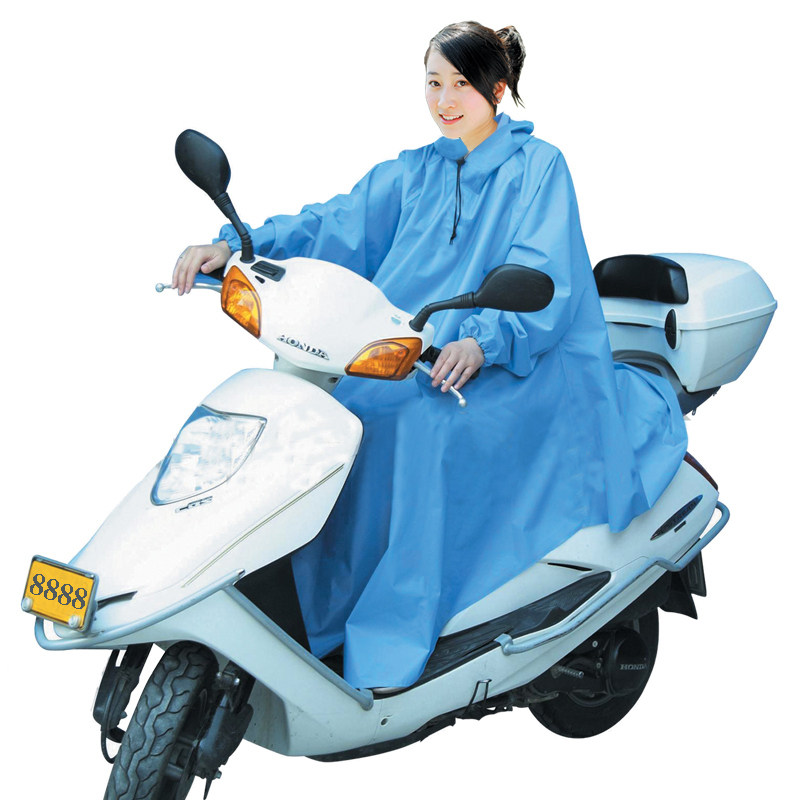 爆款 有袖带袖电动<span class=H>车</span><span class=H>摩托</span><span class=H>车</span><span class=H>雨衣</span> 雨披加长加厚大帽檐  时