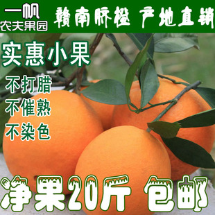  20斤净重 正宗赣南脐橙 橙子 甜的新鲜水果小果江浙沪皖赣粤包邮
