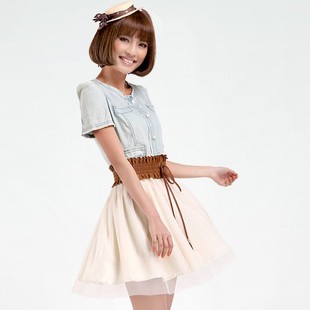 大腿比较胖,臀部下垂穿什么样的牛仔裙好看点