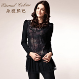 2012新款春装永恒颜色专柜正品女装针织上衣E38307
