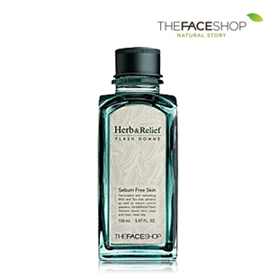 The Face Shop 男士护理 草本舒缓调理水 爽肤水 补水 控油 正品