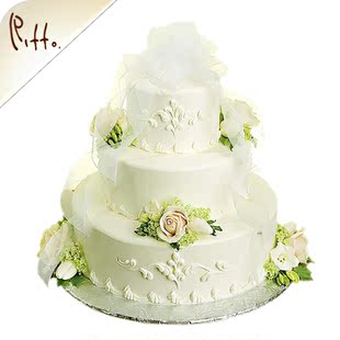  春天瑞朵 婚庆系列 【爱情花蕊】婚庆蛋糕 庆典蛋糕