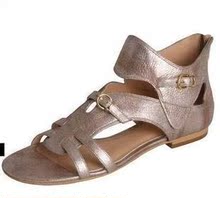 亏本清仓 四钻专柜正品 aee 爱意 10807女式平跟凉鞋