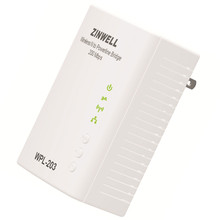 台湾原装 ZINWELL WPL-203 200M 3口WIFI 无线路由器电力猫