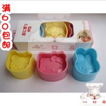 寿司料理 helloKITTY小兔.小熊.小猫饭团模具 料理 海苔蛋糕模具