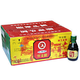  山西特产-老陈醋-东湖保健醋(160mlX20瓶)尺寸：40*27*18