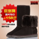 【Tmall狂欢节】ZGR牛皮 女鞋特价包邮靴子高筒 雪地靴 正品 清仓