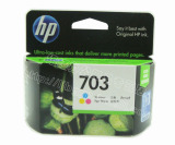 100%原装惠普703彩色墨盒 HP K109a D730 F735 K209a CD887AA墨盒