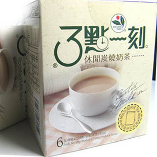  馋嘴屋 风靡全球的台湾三点一刻 经典炭烧奶茶 6包 120g 抢