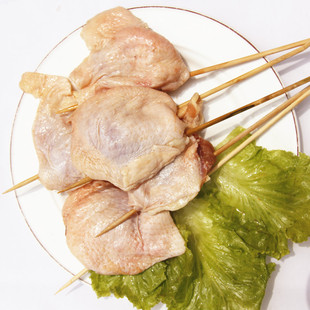  原始烧烤5串鸡半腿串 半成品烤肉串户外食材铁板油炸荤类鸡肉腌制