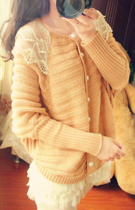 vintage 复古毛衣 开衫 古着