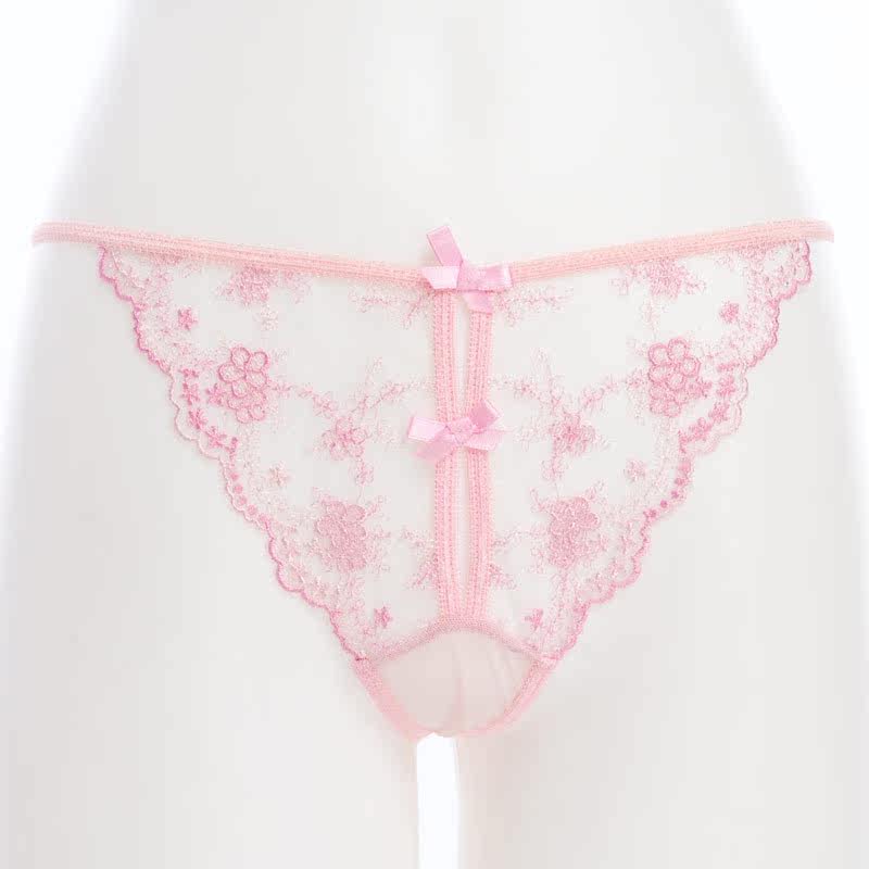 正品【Anna Mu】女士T裤 <em>女粉红</em>三角<em>内裤</em> 情侣