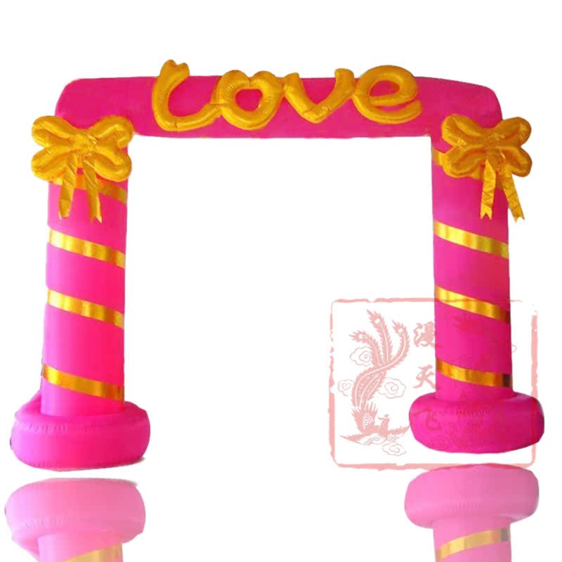 包邮6/8/10米粉色方形LOVE拱门庆典婚庆道具结婚用品充气模彩虹门 包邮6/8/10米粉色方形LOVE拱门庆典婚庆道具结婚用品充气模彩虹门