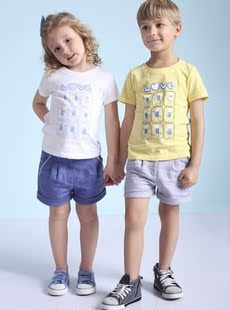 Dream ba Sally/treasure and children's wear tong qu printing leisure T-shirt (children) (051011279)