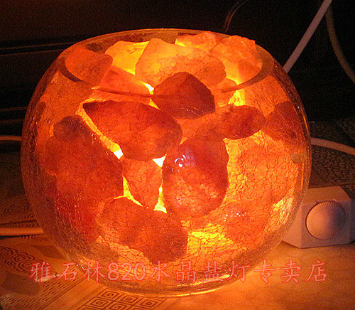 正品包邮特级喜庆玫瑰红盐/水晶盐灯/玻璃冰裂/卧室床头台灯盐块在类目 家装主材, 灯具灯饰, 小夜灯中 - 来自Buy2taobao.com提供专业的淘宝代购服务