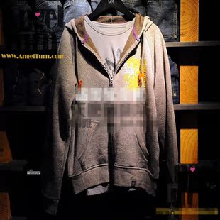  Lee 专柜正品代购 男外套 加厚加绒开衫拉链连帽卫衣L10059190130
