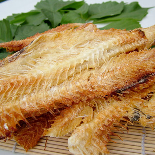  海鲜速食小零食 东美香酥烤鱼排/鱼刺鱼骨头 酥脆可口 200g
