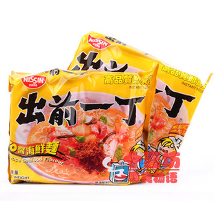  香港进口零食日清出前一丁xo酱海鲜面 方便面100g