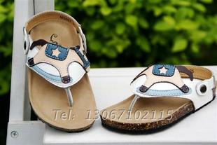 夏季童鞋新款男童凉鞋儿童男女童凉皮鞋韩版卡通凉拖鞋夹趾