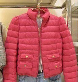 新款 羽绒服 <span class=H>欧时力</span>专柜正品代购冬短款带帽 女 1114331100