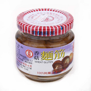  台湾进口食品-超级的Q-金兰香菇面筋180G-无防腐剂无色素