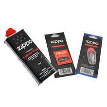 原装zippo自用标准套餐C 1瓶125MLZIPPO 打火机油+火石+棉芯