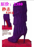 国际品牌欧美明星最爱-CL高跟女靴子牛皮靴