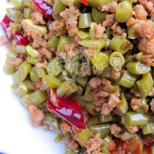  烂肉豇豆/酸豆角炒肉沫/泡豇豆肉臊子/四川泡菜/私房菜/下饭菜