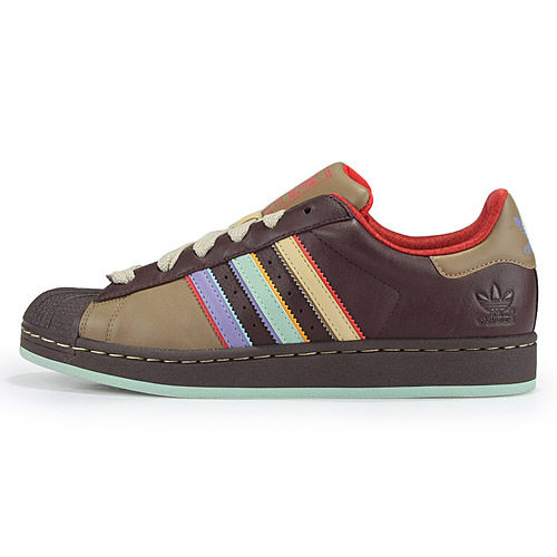adidas SUPERSTAR II TL男子时尚休闲鞋(咖啡色) 029929