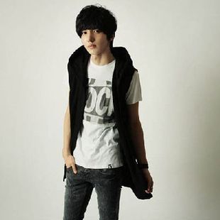 <em>男马甲</em>砍肩 男士无连帽 爱情公寓马甲男士<em>长款</em>