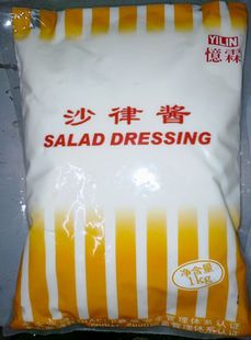  忆霖沙律酱 蛋黄酱 汉堡酱 沙拉酱 1KG*16袋